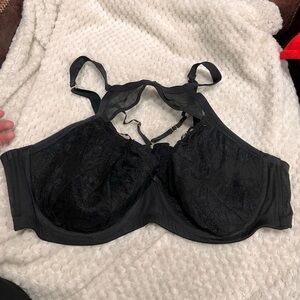 🌻NWOT Cacique 46D Black Lace Underwire Bra
